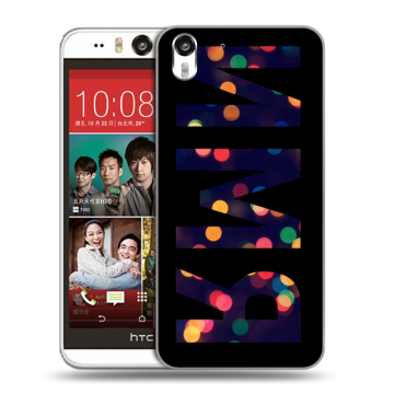 Пластиковый чехол на HTC Desire Eye с принтом ИМЯ
