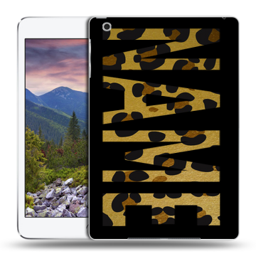 Силиконовый чехол на Ipad Mini 3 с принтом NAME