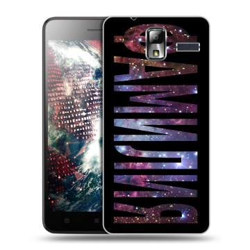 Силиконовый чехол на Lenovo S580 Ideaphone с принтом ФАМИЛИЯ