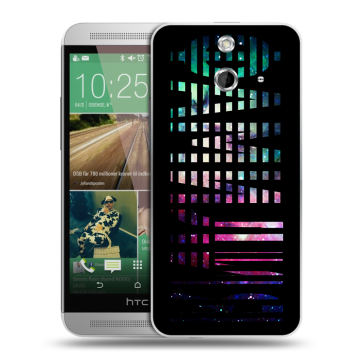 Пластиковый чехол на HTC One E8 с принтом ФАМИЛИЯ