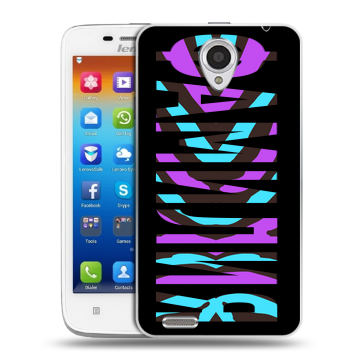 Пластиковый чехол на Lenovo S650 Ideaphone с принтом ФАМИЛИЯ