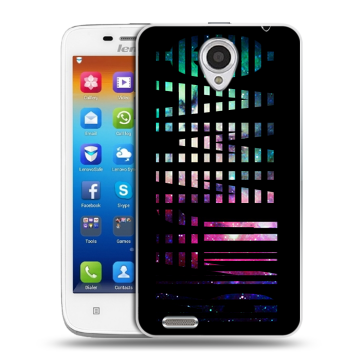 Пластиковый чехол на Lenovo S650 Ideaphone с принтом ФАМИЛИЯ