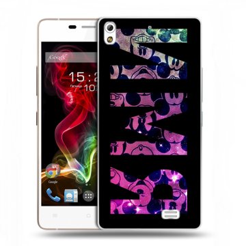 Пластиковый чехол на Fly IQ4516 Tornado Slim Octa с принтом ИМЯ