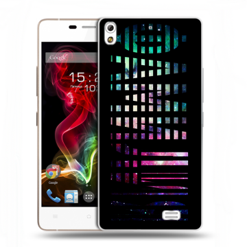 Пластиковый чехол на Fly IQ4516 Tornado Slim Octa с принтом ФАМИЛИЯ