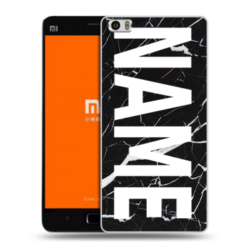 Силиконовый чехол на Xiaomi MI5 с принтом NAME