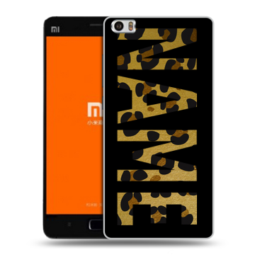 Силиконовый чехол на Xiaomi MI5 с принтом NAME