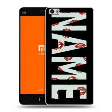 Силиконовый чехол на Xiaomi MI5 с принтом NAME