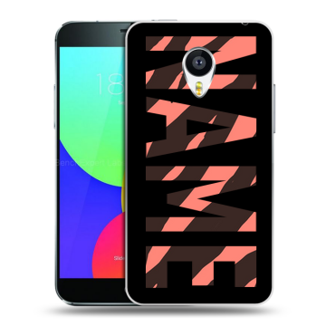 Пластиковый чехол на Meizu MX4 Pro с принтом NAME