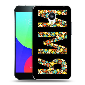 Пластиковый чехол на Meizu MX4 Pro с принтом ИМЯ