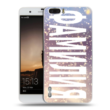 Силиконовый чехол на Huawei Honor 6 Plus с принтом ФАМИЛИЯ