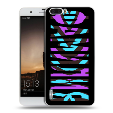 Силиконовый чехол на Huawei Honor 6 Plus с принтом ФАМИЛИЯ