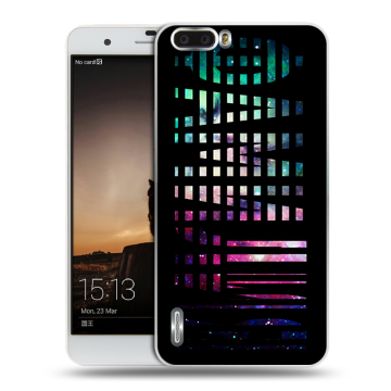Силиконовый чехол на Huawei Honor 6 Plus с принтом ФАМИЛИЯ