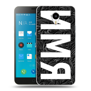Пластиковый чехол на Meizu M1 Note с принтом ИМЯ