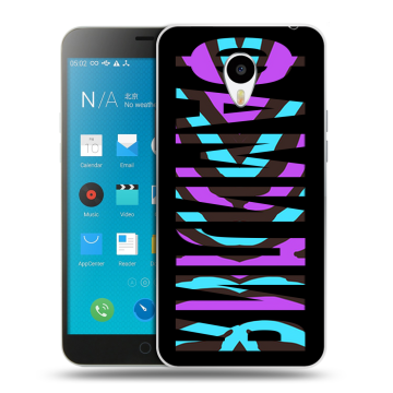 Пластиковый чехол на Meizu M1 Note с принтом ФАМИЛИЯ
