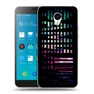 Пластиковый чехол на Meizu M1 Note с принтом ФАМИЛИЯ
