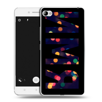 Силиконовый чехол на Lenovo S90 с принтом ИМЯ