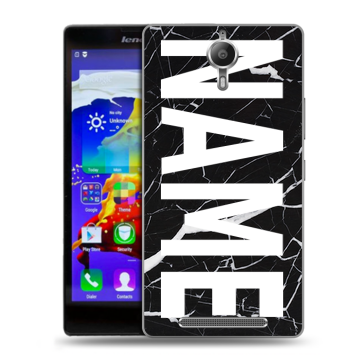 Пластиковый чехол на Lenovo P90 с принтом NAME