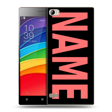 Пластиковый чехол на Lenovo Vibe X2 Pro с принтом NAME
