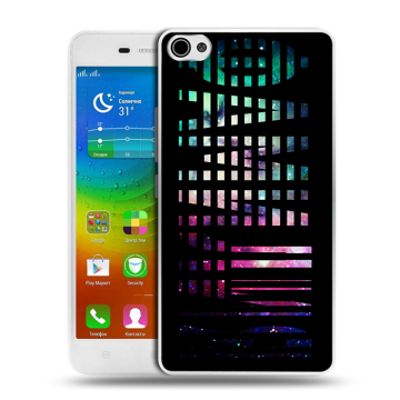 Силиконовый чехол на Lenovo S60 с принтом ФАМИЛИЯ