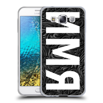 Силиконовый чехол на Samsung Galaxy E5 с принтом ИМЯ