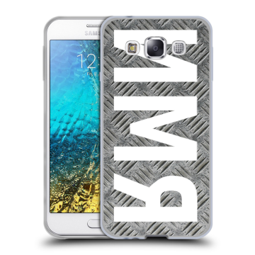 Силиконовый чехол на Samsung Galaxy E5 с принтом ИМЯ