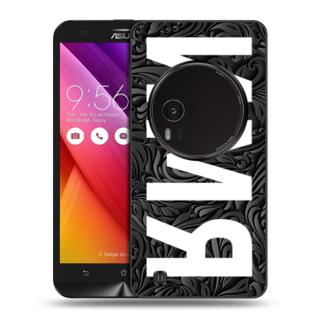 Силиконовый чехол на Asus Zenfone Zoom с принтом ИМЯ