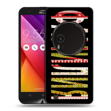 Силиконовый чехол на Asus Zenfone Zoom с принтом ФАМИЛИЯ