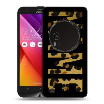 Силиконовый чехол на Asus Zenfone Zoom с принтом NAME