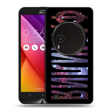 Силиконовый чехол на Asus Zenfone Zoom с принтом ФАМИЛИЯ