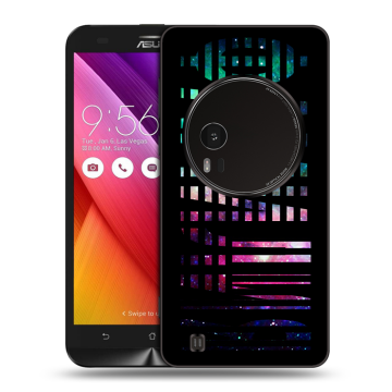 Силиконовый чехол на Asus Zenfone Zoom с принтом ФАМИЛИЯ