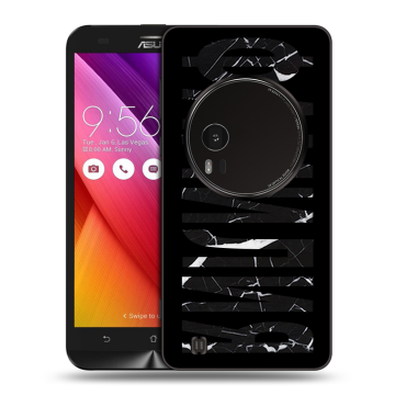 Силиконовый чехол на Asus Zenfone Zoom с принтом ФАМИЛИЯ