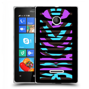 Пластиковый чехол на Microsoft Lumia 435 с принтом ФАМИЛИЯ