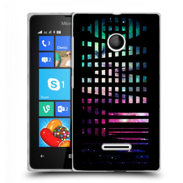 Пластиковый чехол на Microsoft Lumia 435 с принтом ФАМИЛИЯ
