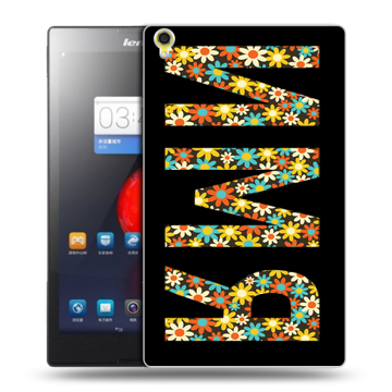 Силиконовый чехол на Lenovo Tab S8 с принтом ИМЯ