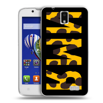 Пластиковый чехол на Lenovo A328 с принтом ИМЯ