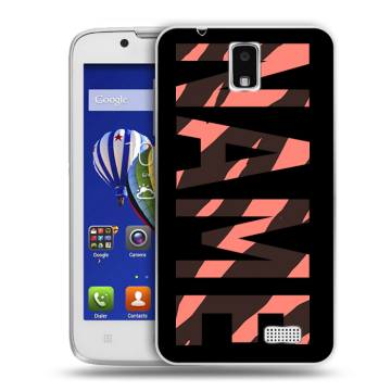 Пластиковый чехол на Lenovo A328 с принтом NAME