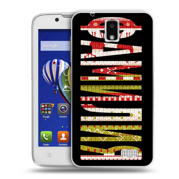 Пластиковый чехол на Lenovo A328 с принтом ФАМИЛИЯ