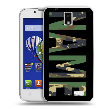 Пластиковый чехол на Lenovo A328 с принтом NAME