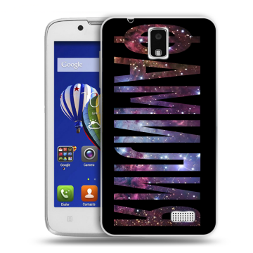 Пластиковый чехол на Lenovo A328 с принтом ФАМИЛИЯ