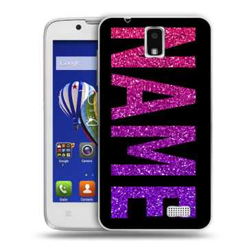 Пластиковый чехол на Lenovo A328 с принтом NAME