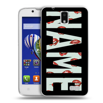 Пластиковый чехол на Lenovo A328 с принтом NAME