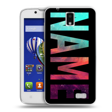 Пластиковый чехол на Lenovo A328 с принтом NAME