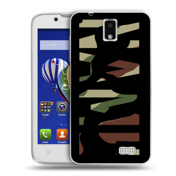 Пластиковый чехол на Lenovo A328 с принтом NAME