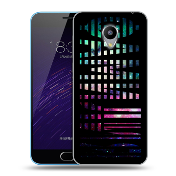 Пластиковый чехол на Meizu M1 с принтом ФАМИЛИЯ