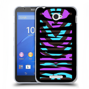 Пластиковый чехол на Sony Xperia E4 с принтом ФАМИЛИЯ