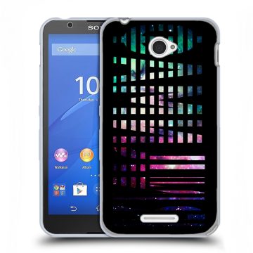Пластиковый чехол на Sony Xperia E4 с принтом ФАМИЛИЯ