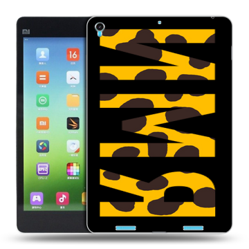Силиконовый чехол на Xiaomi MiPad с принтом ИМЯ