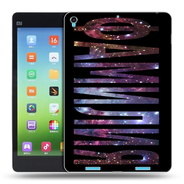 Силиконовый чехол на Xiaomi MiPad с принтом ФАМИЛИЯ