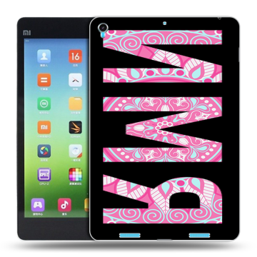 Силиконовый чехол на Xiaomi MiPad с принтом ИМЯ
