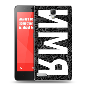 Пластиковый чехол на Xiaomi RedMi Note с принтом ИМЯ